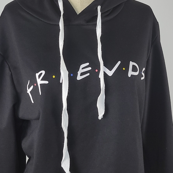 Friends black sweatshirt Hoodie M - Picture 2 of 4